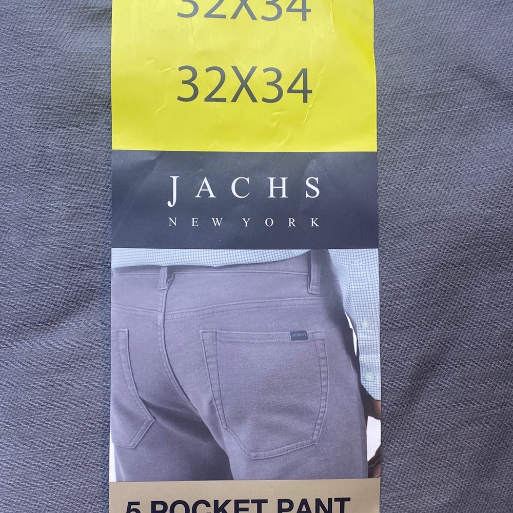 Jachs New York‎ Men's Slim Straight Gray Jeans - Picture 6 of 8